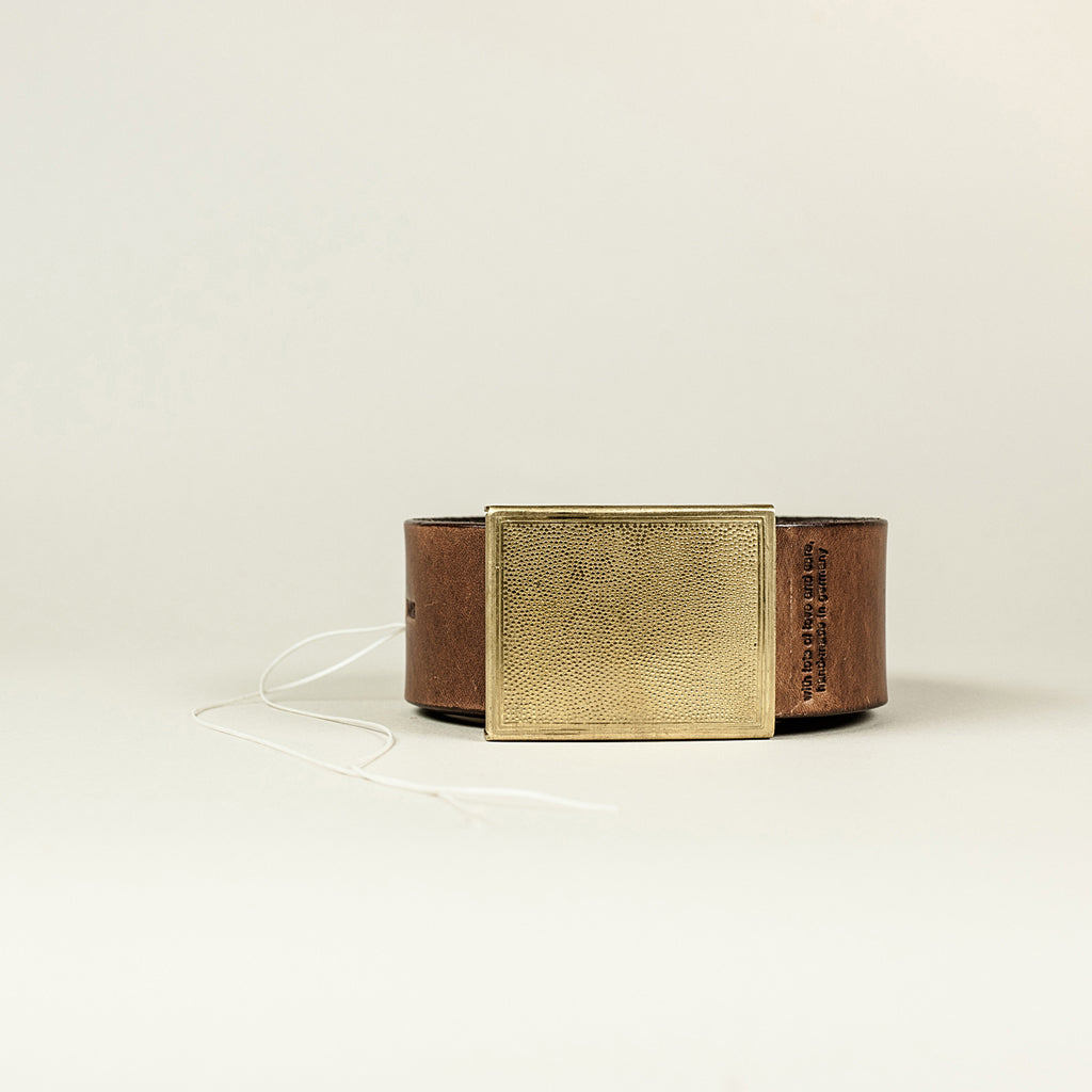SANS N°001. Belt. Brown