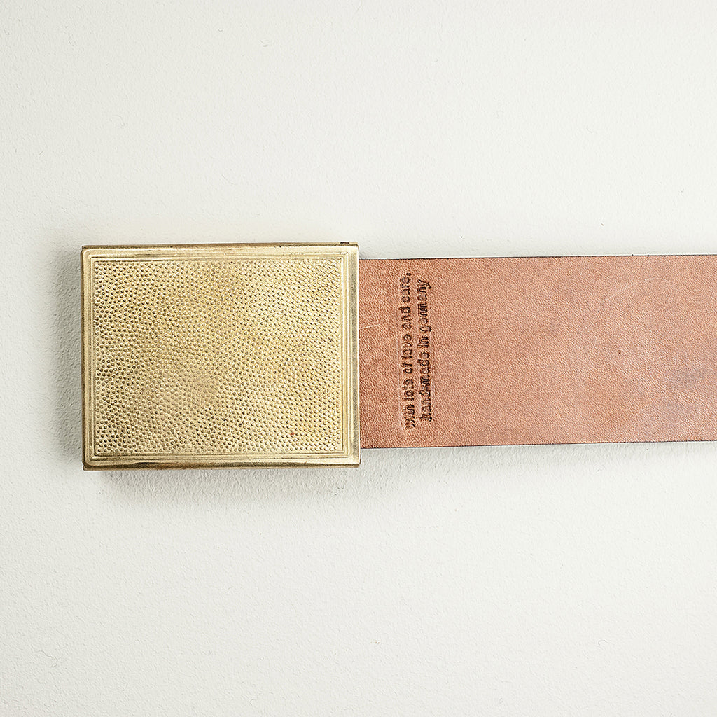 SANS N°001. Belt. Brown