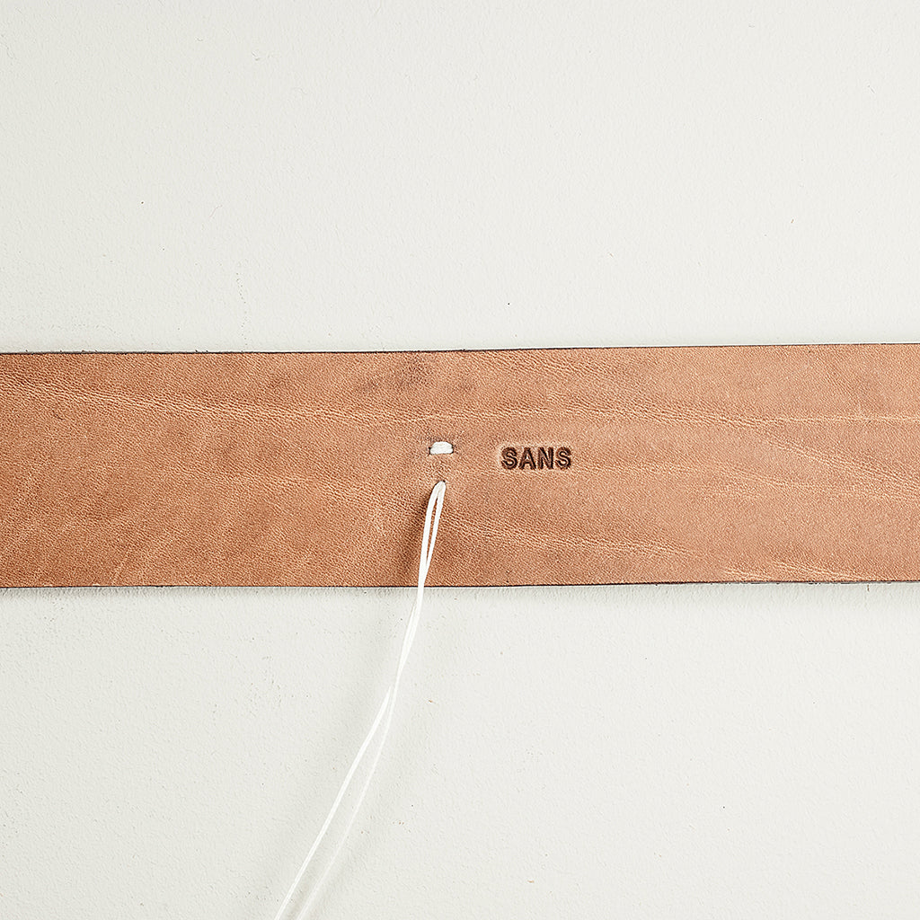 SANS N°001. Belt. Brown