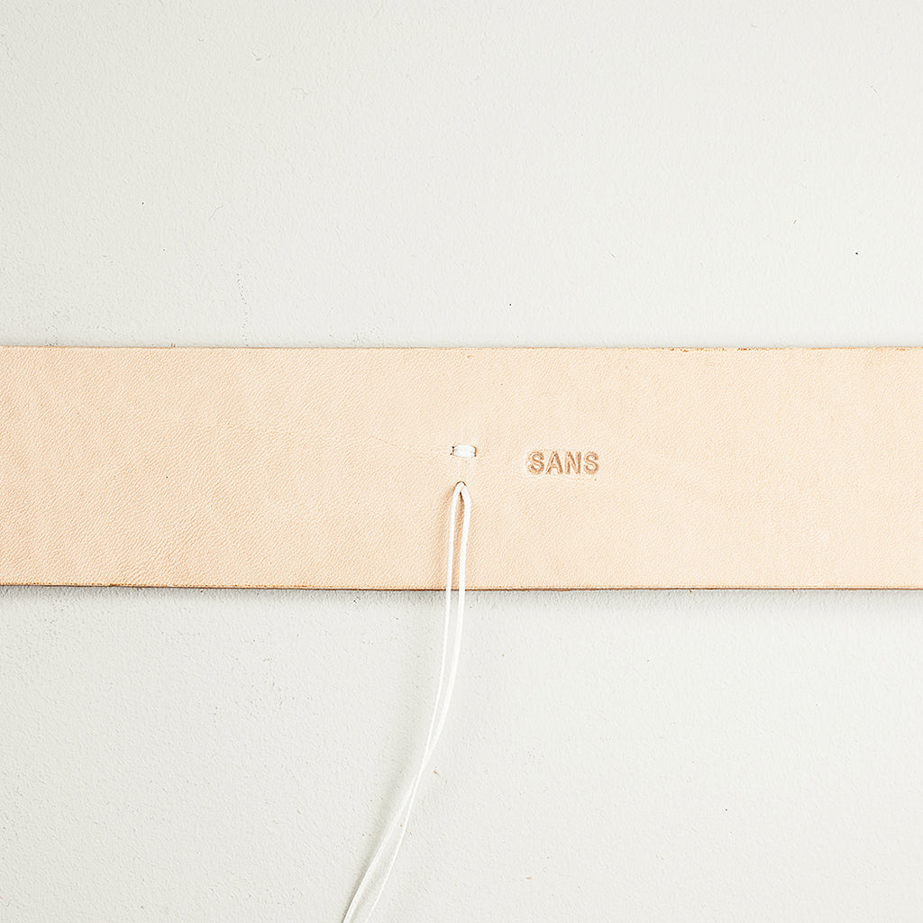 SANS N°002. Belt. Natural