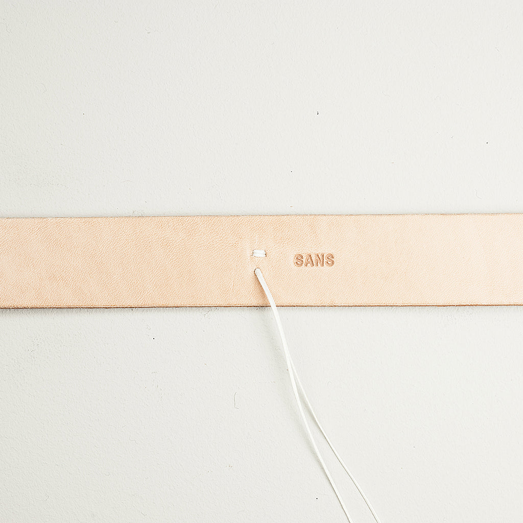 SANS N°007. Belt. Natural