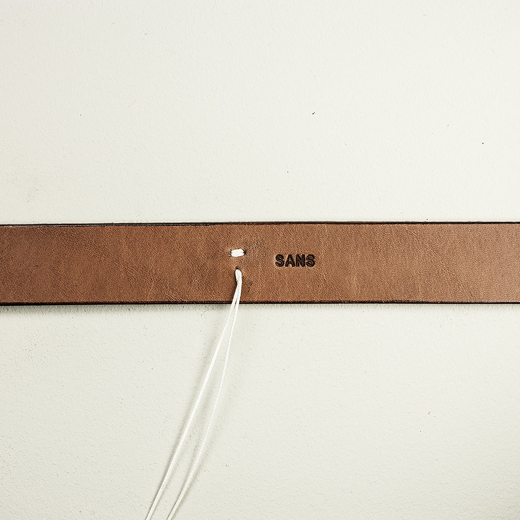 SANS N°016. Belt. Brown
