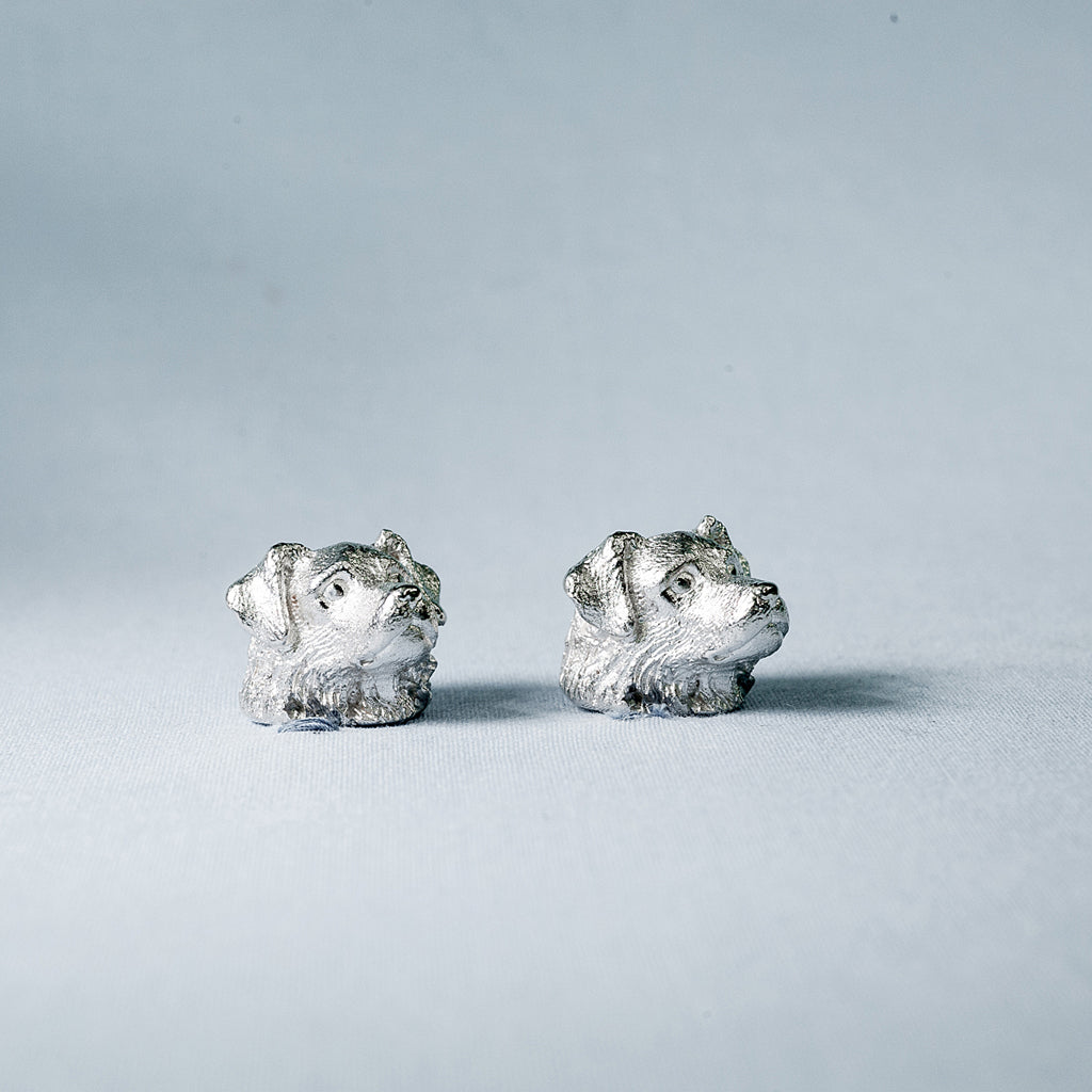 SANS N°025. 'Dogs'. Cufflinks (Australian Shepherd/Australian Shepherd)