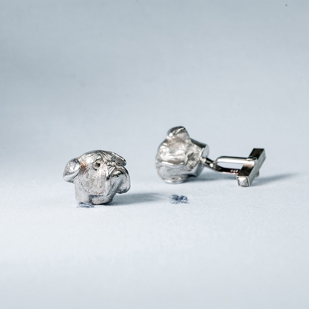 SANS N°025. 'Dogs'. Cufflinks (Boxer/Boxer)