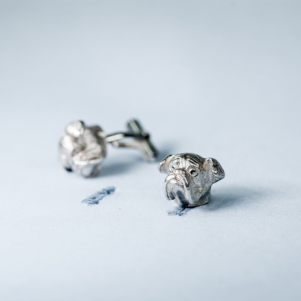 SANS N°025. 'Dogs'. Cufflinks (Boxer/Boxer)