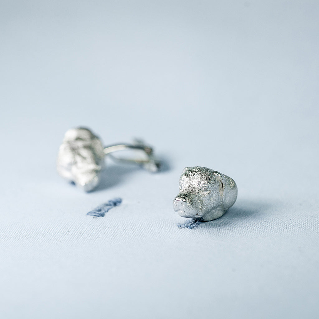 SANS N°025. 'Dogs'. Cufflinks (Dalmatian/Dalmatiner)