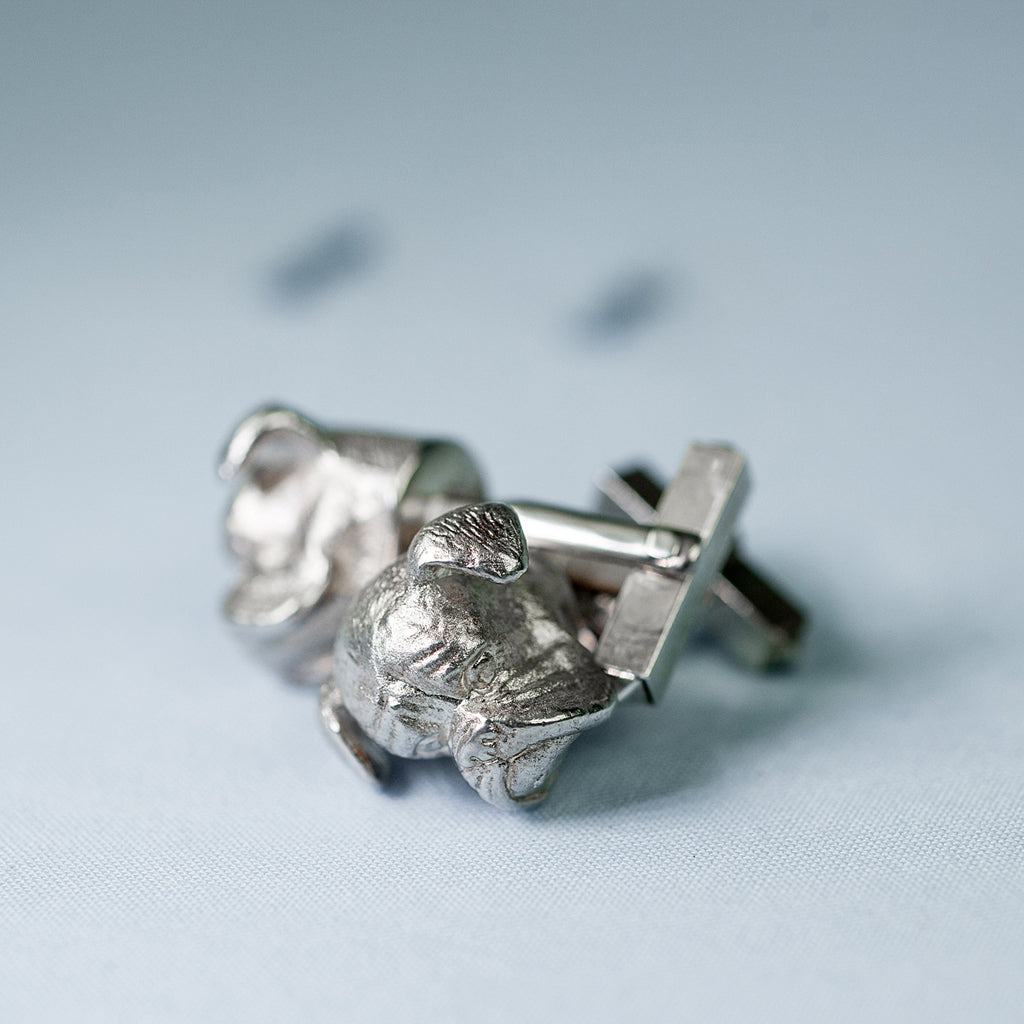 SANS N°025. 'Dogs'. Cufflinks (Boxer/Boxer)