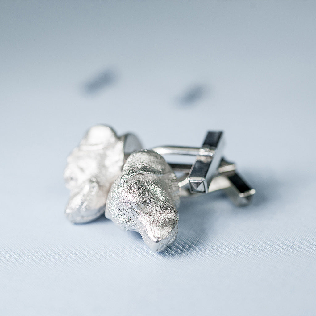 SANS N°025. 'Dogs'. Cufflinks (Dalmatian/Dalmatiner)